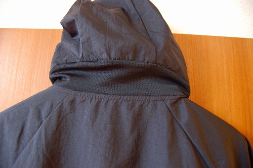 ナイキ フルジップフーディ PX ジャケットのフード部分メッシュイメージ